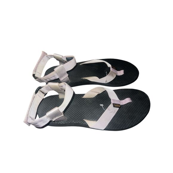 Teva Original Black/Violet  Marbled Flat Sz 9 Sandals - Picture 6 of 8